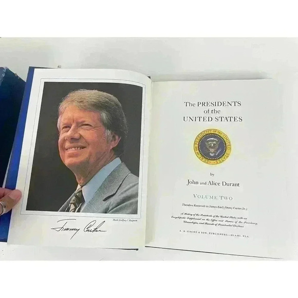 The Presidents of the United States 1976 Commemorative Set Hardback Book 1 and 2 - Picture 4 of 13